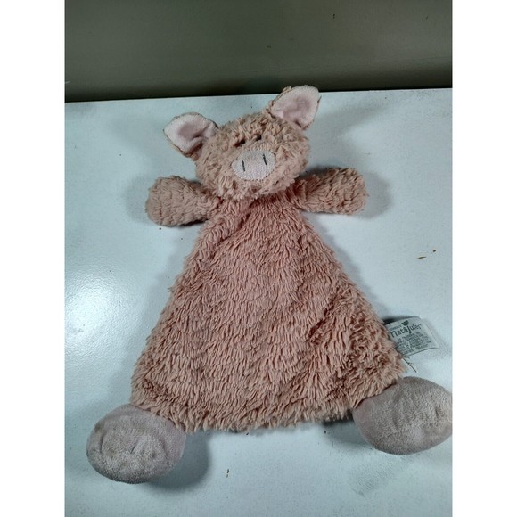 Nat & Jules Puddler Pig Rattle Security Blanket Baby Lovey Toy - Picture 4 of 8